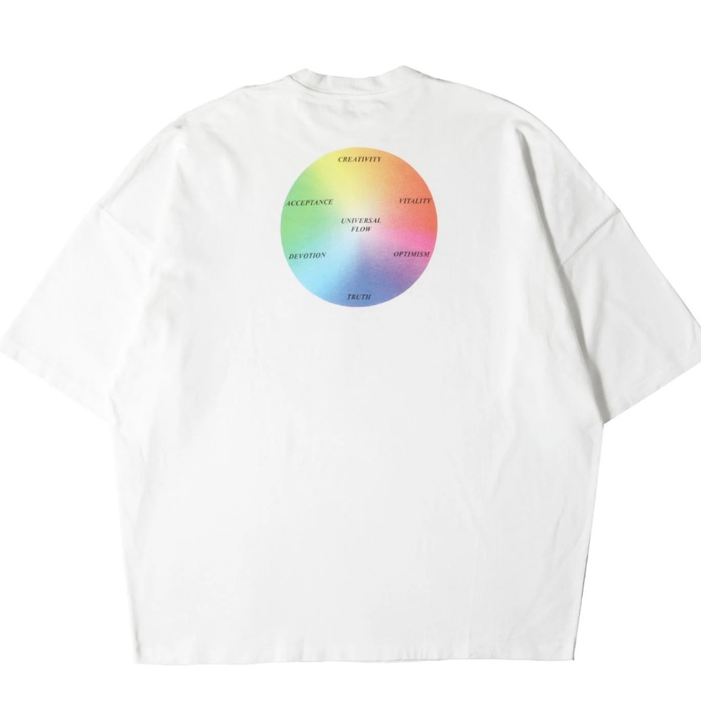 Balenciaga Universal Flow Oversized White Short Sleeve Tee